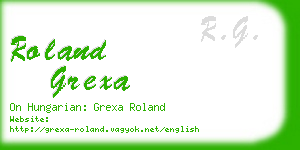 roland grexa business card